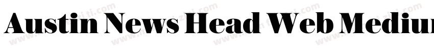 Austin News Head Web Medium Regula字体转换